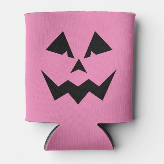 Angry Pink Jack O'Lantern Koelbox Blikjeskoeler (Voorkant)
