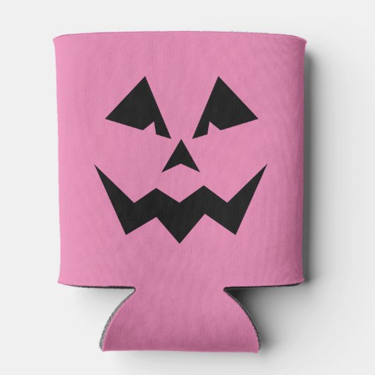 Angry Pink Jack O'Lantern Koelbox Blikjeskoeler (Achterkant)