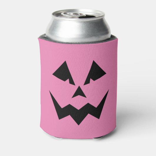 Angry Pink Jack O'Lantern Koelbox Blikjeskoeler (Blikje Achterkant)