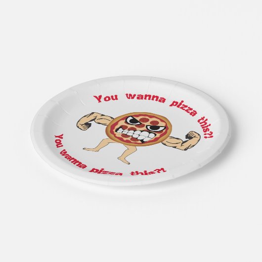 Angry Pizza Bord (Gekanteld)