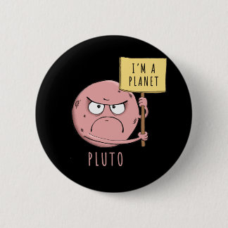 Angry Pluto Ronde Button 5,7 Cm
