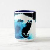 "Angry Polar Beer" Cute Painting. Bestel nu Mok (Midden)