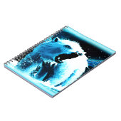 "Angry Polar Beer" Cute Painting. Bestel nu Notitieboek (Linkerzijde)