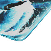 "Angry Polar Beer" Cute Painting. Bestel nu Snijplank (Hoek)