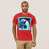 "Angry Polar Beer" Cute Painting. Bestel nu T-shirt (Voorkant volledig)