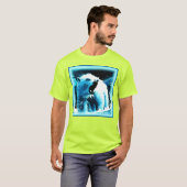 "Angry Polar Beer" Cute Painting. Bestel nu T-shirt (Voorkant volledig)