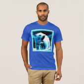 "Angry Polar Beer" Cute Painting. Bestel nu T-shirt (Voorkant volledig)
