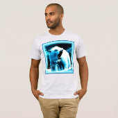 "Angry Polar Beer" Cute Painting. Bestel nu T-shirt (Voorkant volledig)