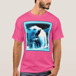 "Angry Polar Beer" Cute Painting. Bestel nu T-shirt
