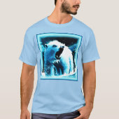 "Angry Polar Beer" Cute Painting. Bestel nu T-shirt (Voorkant)