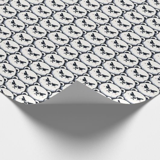 Angry Polar Beer Design Cadeaupapier (Hoek)