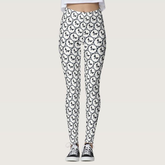 Angry Polar Beer Design Leggings (Voorkant)