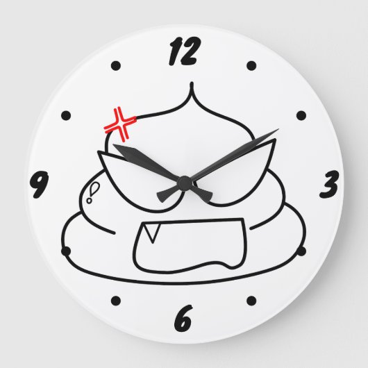 Angry Poop - Brootsch de PooPoo Grote Klok (Voorkant)