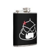 Angry Poop - Brootsch de PooPoo Heupfles (Rechts)