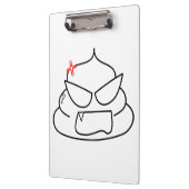 Angry Poop - Brootsch de PooPoo Klembord (Links)