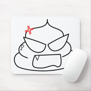 Angry Poop - Brootsch de PooPoo Muismat