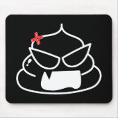 Angry Poop - Brootsch de PooPoo Muismat (Voorkant)