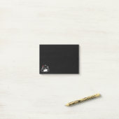 Angry Poop - Brootsch de PooPoo Post-it® Notes (Op bureau)