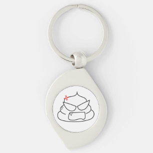 Angry Poop - Brootsch de PooPoo Sleutelhanger