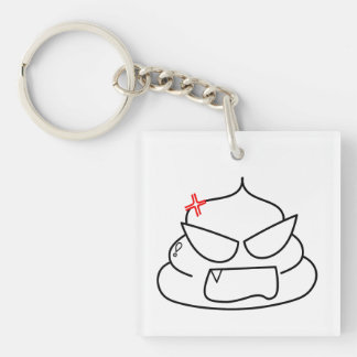 Angry Poop - Brootsch de PooPoo Sleutelhanger