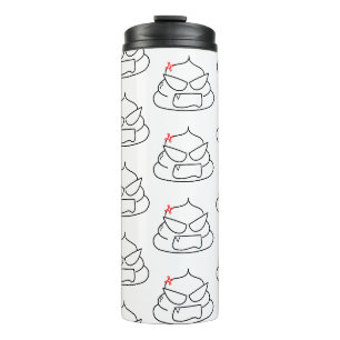 Angry Poop - Brootsch de PooPoo Thermosbeker