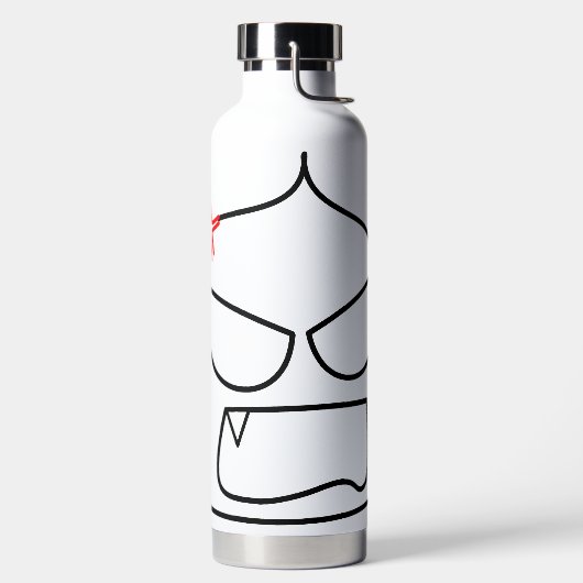 Angry Poop - Brootsch de PooPoo Waterfles (Links)