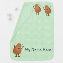 Angry Potato jaming: Groene Polka Dot, voeg naam t