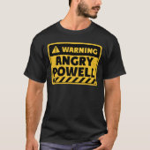 Angry Powell T-shirt (Voorkant)