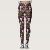 Angry Princess in Flower Garden Leggings - Schatti (Voorkant)