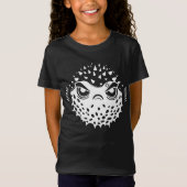 Angry Puffer Fish Grappige Introvert T-shirt (Voorkant)