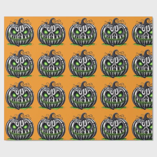 Angry Pumpkin Cadeaupapier (Vlak)