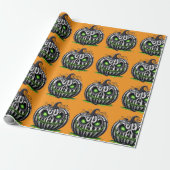 Angry Pumpkin Cadeaupapier (Uitgerold)
