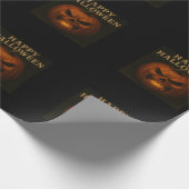 Angry Pumpkin Halloween inpakpapier (Hoek)