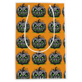 Angry Pumpkin Medium Cadeauzakje (Voorkant)