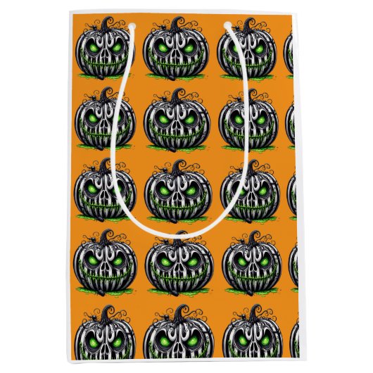 Angry Pumpkin Medium Cadeauzakje (Voorkant)