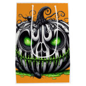 Angry Pumpkin Medium Cadeauzakje (Achterkant)