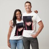 Angry Punk Rocker Meisje T-shirt (Unisex)