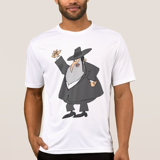 Angry Rabbi Mannen T-shirt (Voorkant)