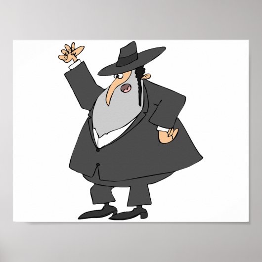 Angry Rabbi Poster (Voorkant)
