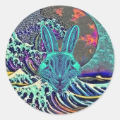 Angry Rabbit Sticker (Voorkant)