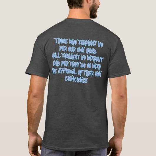 Angry Rabbit T-shirt (Achterkant)