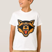 Angry Raccoon Face T-Shirt (Voorkant)