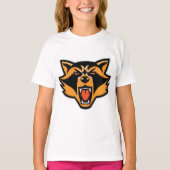Angry Raccoon Face T-Shirt (Voorkant)