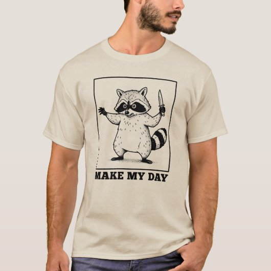 Angry Raccoon T-shirt (Voorkant)