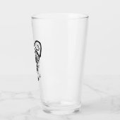 Angry Rat op een boze schedel Glas (Links)