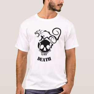 Angry Rat op een boze schedel T-shirt