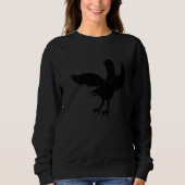 Angry Raven Crow Bird Trui (Voorkant)