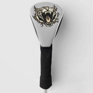 Angry Roaring Tiger Face Golfheadcover