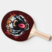 Angry Roaring Tiger Face Tafeltennisbatje (Zijkant)