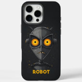 Angry Robot Black Case-Mate iPhone Case (Achterkant)